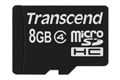 Minnekort - Transcend microSDHC          8GB Class 4 - TS8GUSDC4