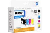 Printertilbehør blekk/toner - KMP MULTIPACK B75V - Blekkpatron Blå - 1035,4005