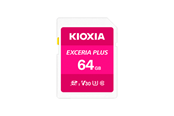 Minnekort - Kioxia EXCERIA Plus SD - 98MB/s - 64GB - LNPL1M064GG4