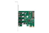 Kontroller - Lanberg PCE-US3-004 - USB adapter - PCIe - USB 3.1 Gen 1 x 4 - PCE-US3-004