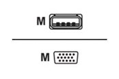 Diverse kabel - Zebra CABLE PC USB TO WHEREWAND II - CBL-500-00