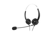 Hodetelefoner - MediaRange Headset w/mic. Black - MROS304