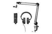 Mikrofon - Audio-Technica Creator Pack - Streaming/Podcasting and Recording Pack - microphone - with  ATH-M20x headphones - CREATOR PACK