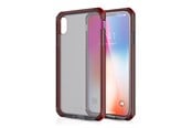 Mobil - Deksel og etui - ITSKINS  Cover for iPhone XS Max. Transparent  Gray / Red - APXP-SPRFR-RDBK