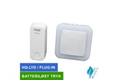 Elektriske apparater - Foss Europe Trend door bell premium bluu1 white plug in - 102022