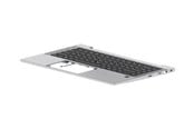 Tastatur - HP Zbook Firefly 14 G7 - Topcover Nordic- BL - Bærbart tastatur - til utskifting - Nordisk - Grå - M14635-DH1