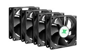 Kabinettvifte - Inter-Tech IPC Fan Set  80x80x25mm | 8888729 - Kabinettvifte - 80mm - Svart - 88887290