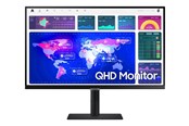 Skjerm - 27" Samsung S60UA QHD 75Hz USB 90W Hub LAN - LS27A600UUUXEN