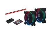 Kabinettvifte - LC Power LC-CF-RGB-COMBO case fan - Kabinettvifte - 120mm - Svart - LC-CF-RGB-COMBO