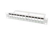 Tilbehør - Lanberg PPKS-9112-S - patch panel (blank) - 1U - 10" - PPKS-9112-S