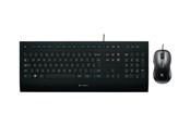 Tastatur - Logitech Corded K280e - Tastatur - Fransk - Svart - 920-005210