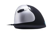 Mus - R-Go Tools R-Go HE Mouse Ergonomic Mouse Large Left - Mus - 5 - Sølv - RGOHELELA