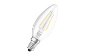 LED-lyspære - Osram LED-lyspære Candle 1.5W/827 (15W) filament clear E14 - 4058075436701