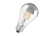 LED-lyspære - Osram LED-lyspære Standard 4W/827 (34W) Filament Clear Mirror Silver E27 - 4058075435322