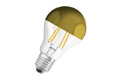 LED-lyspære - Osram LED-lyspære Standard 7W/827 (50W) filament clear mirror gold E27 - 4058075435346