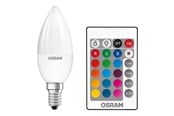 LED-lyspære - Osram LED-lyspære STAR+ RGBW Remote Candle 4,5W/827 (25W) Frosted Dimmable E14 - 4058075430778