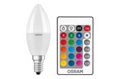 LED-lyspære - Osram LED-lyspære STAR+ RGBW Remote candle 5.5W/827 (40W) frosted dimmable E14 - 4058075430853