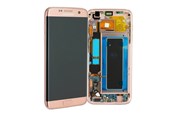 Mobil - Andre tilbehør - Samsung Front LCD Pink Gold SM-G935 Galaxy S7 Edge - GH97-18533E