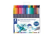 Skrive- & Tegneverktøy - Staedtler Double-ended watercol. brush 36pcs - 3001 TB36