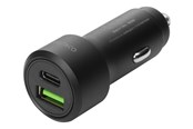 Mobil - Adaptere og ladere - Deltaco USB car charger 1x USB-C PD 18 W 1x USB - USBC-CAR122