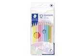 Hobbyartikler - Staedtler Col. pencil 12pcs Pastel  100% PEFC - 146 C12 PA