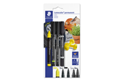 Skrive- & Tegneverktøy - Staedtler Marker Set Lumocolor 4pcs variant - 60 BK-5