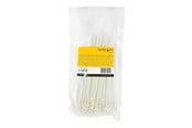 Kabelordner/Kabelstrømpe - StarTech.com Cable Ties with Mounting Hole 4mm 100 pcs. - CBMZTS10N8