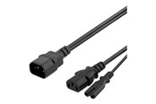 Strømkabel (ekstern) - Pro Power Cable C14 - C13/C7 - 0.2m - 7333048035042