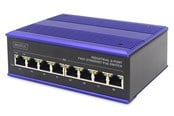 Switch/splitter - DIGITUS DN-650108 8-Port Fast Ethernet Network PoE Switch Industrial Unmanaged - DN-650108