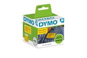 Papir, Fotopapir & Etiketter - DYMO LW gule store forsendelsesetiketter/navneskilt, 54mm x 101mm, ruller med 220 stk. - 2133400