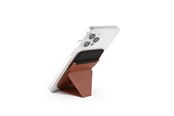 Mobil - Andre tilbehør - MOFT Snap-On Phone stand and Wallet Brown - MS007M-1-BN