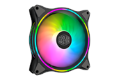 Kabinettvifte - Cooler Master MasterFan MF140 HALO - Kabinettvifte - 140mm - Svart med RGB LED-lys - 30 dBA - MFL-B4DN-15NPA-R1