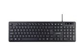 Tastatur - Gembird KB-MCH-04 - keyboard - US - black - Tastatur - Amerikansk Engelsk - Svart - KB-MCH-04