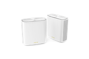 Ruter - ASUS ZenWiFi AX XD6 White (2-pack) - Mesh router Wi-Fi 6 - 90IG06F0-MO3R40