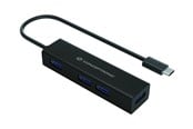 USB-hub - Conceptronics Conceptronic HUBBIES07B - hub - 4 ports USB-hub - 4 porter - Svart - HUBBIES07B