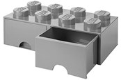 Barnerom - LEGO Brick Drawer 8 - Stone Grey - 40061740