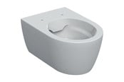 Toaletter, toalettseter, bidéer og reservedeler - Geberit iCon wall-hung toilet concealed mounting rimfree: t = 53cm white / keratect - 501.661.00.8