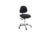 Verktøy - Global Office chair with euromatic seat mechanism and easy-running castors - black wool - 61302022