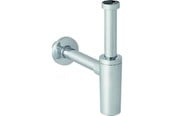 Reservedeler og tilbehør - Geberit dip tube trap for washbasin horizontal outlet: d40mm g1 1/4 bright chrome-plated - 151.035.21.1