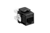 Kobber kabling - Leviton Extreme cat 6 utp jack 110-style - black - 61110-RE6