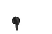 Dusj- og monteringstilbehør - Hansgrohe fixfit wall outlet e without non-return valve matt black - 27454670