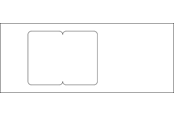 Skuffer & samleskinne kanaler - Tehalit Cover for double module fuga pw 2se/brh 132 ph - 2SE/BRH 132 PH