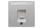 Switch - Berker Centre plate with dust protection polar white - 11701909