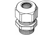 Koblingsutstyr - Wexøe Cable gland hsk-k pg21 13-18mm ip68 blue 1209210214 - 1209210214