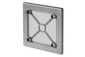 Ventilation - Unite frame front grey for system+ panels including anti-insect net for passiv ventilation - UNITE-RW100SZ