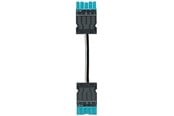 Kabler og ledninger - Wieland Gst18i5 cable male/female hf cpr: eca 1.5mm2 blue l=2m - 92.257.2060.9