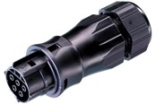 Kabler og ledninger - Wieland Rst20i5 plug female 5-pol 250/400v/20a 0.75-4mm2 ø=13-18mm black - 96.051.4553.1