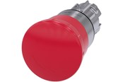 Trykknapper & Signalenheter - Siemens Em stop mushroom pushbutton 40mm red - 3SU1050-1HB20-0AA0