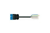 Kabler og ledninger - Winsta Connecting cable 3m hf eca plug/open-ended blue - 771-9985/216-301