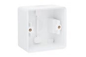 Switch - Niko-Servodan Splashproof surface-mounting box with two single flexible inputs for mounting one function white - 701-83101